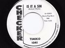 Northern Soul 45 TIMIKO Is It A Sin/The Boy For Me Checker WLP HEAR