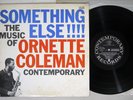 ORNETTE COLEMAN SOMETHING ELSE THE MUSIC OF CONTEMPORARY LAX-3024 Japan LP