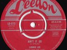 Lonnie Lee & Dee Jays ORIG OZ 1st 45 Ain’t it so ‘59 Leedon LS573 Rockabilly 