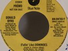 Donald Byrd 45 Fallin Like Dominoes 1975 Jazz Funk PROMO Stereo/Mono Blue Note