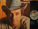 MERLE HAGGARD usa LP BACK TO THE BARROOMS country SIGNED / AUTOGRAPHED MCA EX EX