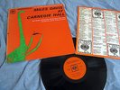 MILES DAVIS at CARNEGIE HALL - 1962 CBS STEREO UK Vinyl LP FIRST PRESSING VG/EX