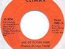 THE VILLAGE RAMS-AGE OF FLYING HIGH-CLIMAX-ISLANDS SOUL 45 FRANKIE ZHIVAGO YOUNG