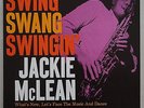 JACKIE McLEAN - SWING, SWANG, SWINGIN' - BLUE NOTE/KING RECORD CO.