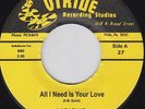 VISIONS all i need is your love 45 uptempo NORTHERN SOUL funk MODERN SOUL hear ?