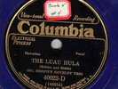 115e. Sol Hoopii Trio - The Luau Hula & Pua Mamane - Columbia Royal Blue 40023-D