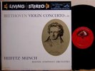 RCA LSC 1992 HEIFETZ BEETHOVEN VIOLIN CONCERTO SD 5S 1S VG++ TO NM