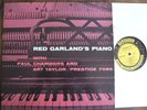 ORIG RARE JAZZ lp RED GARLAND'S PIANO w/ P.CHAMBERS on PRESTIGE DG lb 1958 RVG