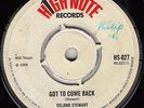 60s Skinhead Reggae DELANO STEWART got to come 1969 UK High Note 7