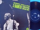 Sonny Rollins ORIG US LP 3 Giants VG+ ’64 Prestige PRST7291 Jazz Bop  