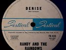 Randy & the Rainbows Denise/Come back OZ Festival 45 Doo Wop Blondie