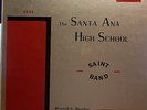 THE 1961 SANTA ANA HIGH SCHOOL (CA) SAINT BAND 33 RPM VINYL LP RECORD ALBUM
