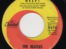 BEATLES 45 HELP SCRANTON UNART MACLEN EAST COAST SWIRL CAPITOL 5476