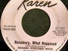 Rare Northern Soul 45 Richard POPCORN Wylie Rosemary What Happened WLP Karen Pro