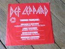 DEF LEPPARD Let it go / you got me runnin FRENCH ONLY PR0M0 SINGLE RARE 81
