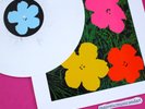 ANDY WARHOL ART COVER FLOWERS LP WHITE MARBLE VINYL LIMITED 150 MINT