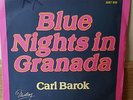 RARE 45 7 FUNK SPACE DISCO CARL BAROK BLUE NIGHTS IN GRANADA OG FRANCE 77 LISTEN