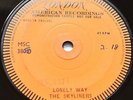 THE SKYLINERS  Lonely Way ORIGINAL 7''  LONDON DEMO SAMPLE   45 RARE -KILLER ???