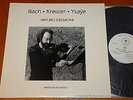 Delmoni Works for Solo Violin Bach Kreisler Ysaye Water Lily Acoustics Stereo NM