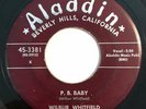 * WILBUR WHITFIELD P.B. Baby/One I Love JUMP BLUES R&B ROCKER Aladdin 45 HEAR