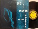 MILES DAVIS W/SONNY ROLLINS - Dig LP (Later US Pressing on PRESTIGE) MINT-