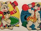 1948 Original 2 Childrens Picture Disc Rover Strongman Rabbit the Ringmaster