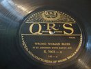 PRE WAR BLUES- KI KI JOHNSON- QRS 78 RPM- WRONG WOMAN BLUES- WITH SLEEVE- LISTEN