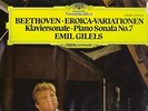 BEETHOVEN Eroica Variations- Sonata 7 / EMIL GILELS  Digital  DG 2532 024 NM
