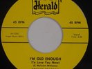 RONNIE PEARSON: Hot Shot / I’m Old Enough HERALD Rockabilly MARIANO REPRO 45 NM