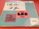 PEGGY LEE - My Best To You - 1952 Capitol LC6817 UK 10