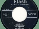 ARROWS Annie Mae / Indian Bop Hop 45rpm Flash 1958 styrene original
