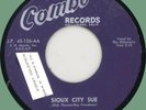JAKE PORTER (w/ Ebonairs) Sioux City Sue / Rosetta 45rpm Combo 1956 clean