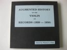 Thomas CLEAR - Augmented History of the violin - RARE- superb NM  