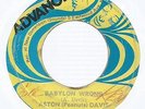 ASTON (peanuts) DAVIS - BABYLON WRONG / JAILHOUSE YODEL    7