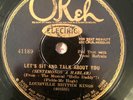 Okeh 41189 Louisville Rhythm Kings  BENNY GOODMAN, TEAGARDEN 1929 78 rpm VG+
