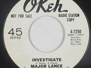 Northern Soul 45 - Major Lance - Investigate - Okeh - mp3