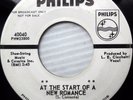 DIALS doowop promo 45 AT THE START OF A NEW ROMANCE THESE FOOLISH THINGS e8231