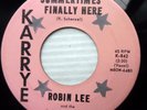 ROBIN LEE & LAVENDERS 60s doowop 45 SUMMERTIMES FINALLY HERE BYE AND BYE e8224