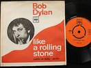 BOB DYLAN Like A Rolling Stone DENMARK 1965 PS + 45 Nice