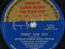 HEAR  CHARLIE PARKER 78 rpm Night and Day / Can't Get Started MERCURY 11096 V+E-