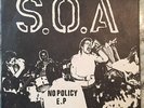 S.O.A. - No Policy EP 1st PRESS (Green Vinyl) Dischord,Henry Rollins,Black Flag