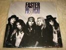 FASTER PUSSYCAT s/t self titled VINYL LP promo record 1987 album EX/EX 1st US Ed