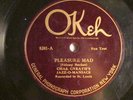 78-OKEH 8201- CHAS CREATH - PLEASURE MAD  /MARKET STREET BLUES  -E/E-