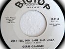 GERRI GRANGER  Tell Him Jane Said Hello/ What's Wrong With Me ..RARE N.Soul EX