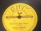 Sun 78 RPM Elvis Presley 217 Baby Let's Play House V++