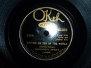 MISSISSIPPI SHEIKS sitting on top of the world 78 R.P.M. OKEH 8784  BLUES 1927