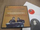 HMV 3LP CHOPIN - WORKS FOR PIANO & ORCHESTRA  WEISSENBERG  SCC SKROWACZEWSKI