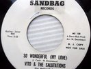 VITO & the SALUTATIONS doowop promo 45 SO WONDERFUL I'D BEST BE GOING e8338