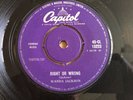 WANDA JACKSON- RIGHT OR WRONG /FUNNEL OF LOVE 1961 CAPITOL CL 15223 NEAR MINT