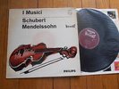 SCHUBERT-MENDELSSOHN / I MUSICI F.AYO violin LP PHILIPS STEREO Holland EX+